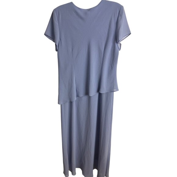 Studio 1 Women's Pull On Dress  Blue Size 14 - Picture 4 of 6